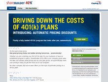 Tablet Screenshot of 401kpricing.com